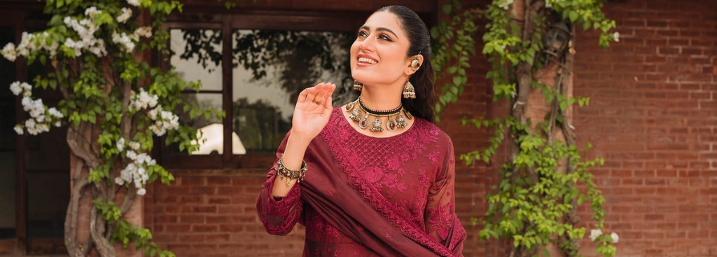 Maroon Short frock design