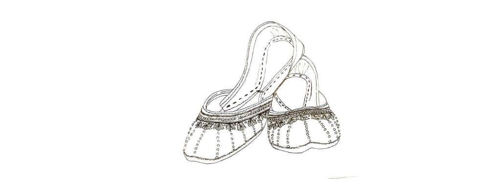 Khussa Sketch Design