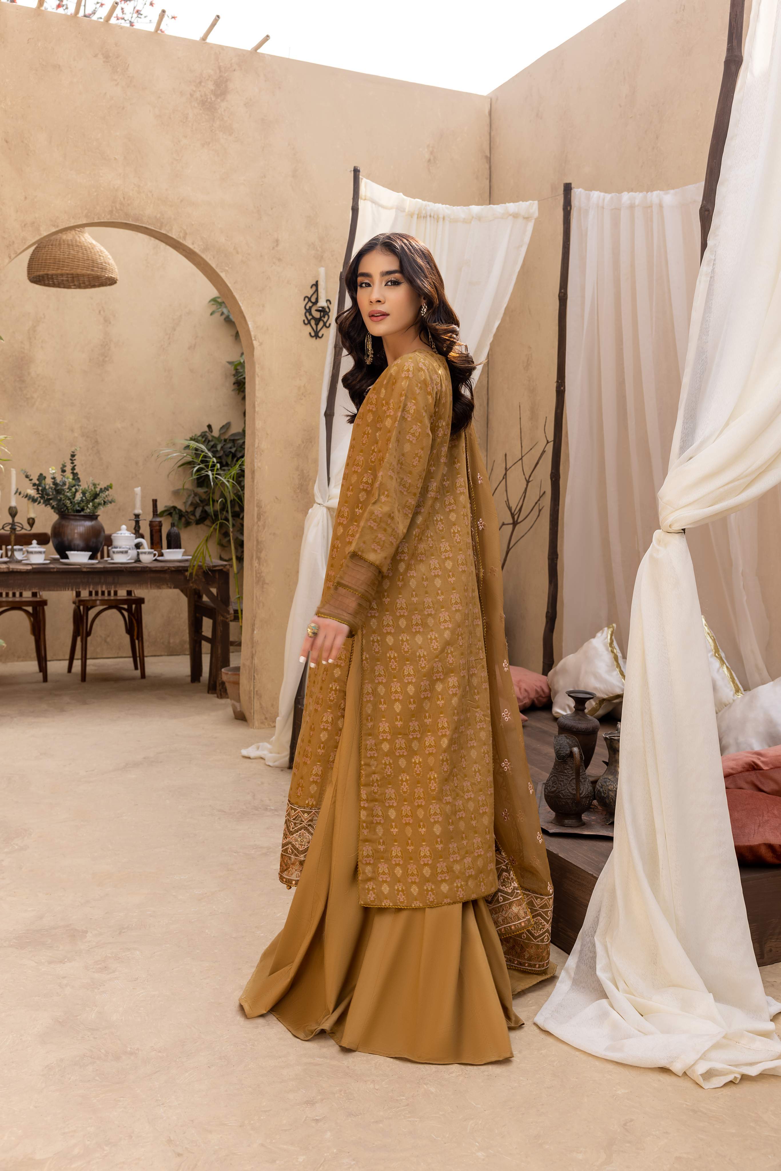 Ishq - Embroidered Jacquard - IS - 06