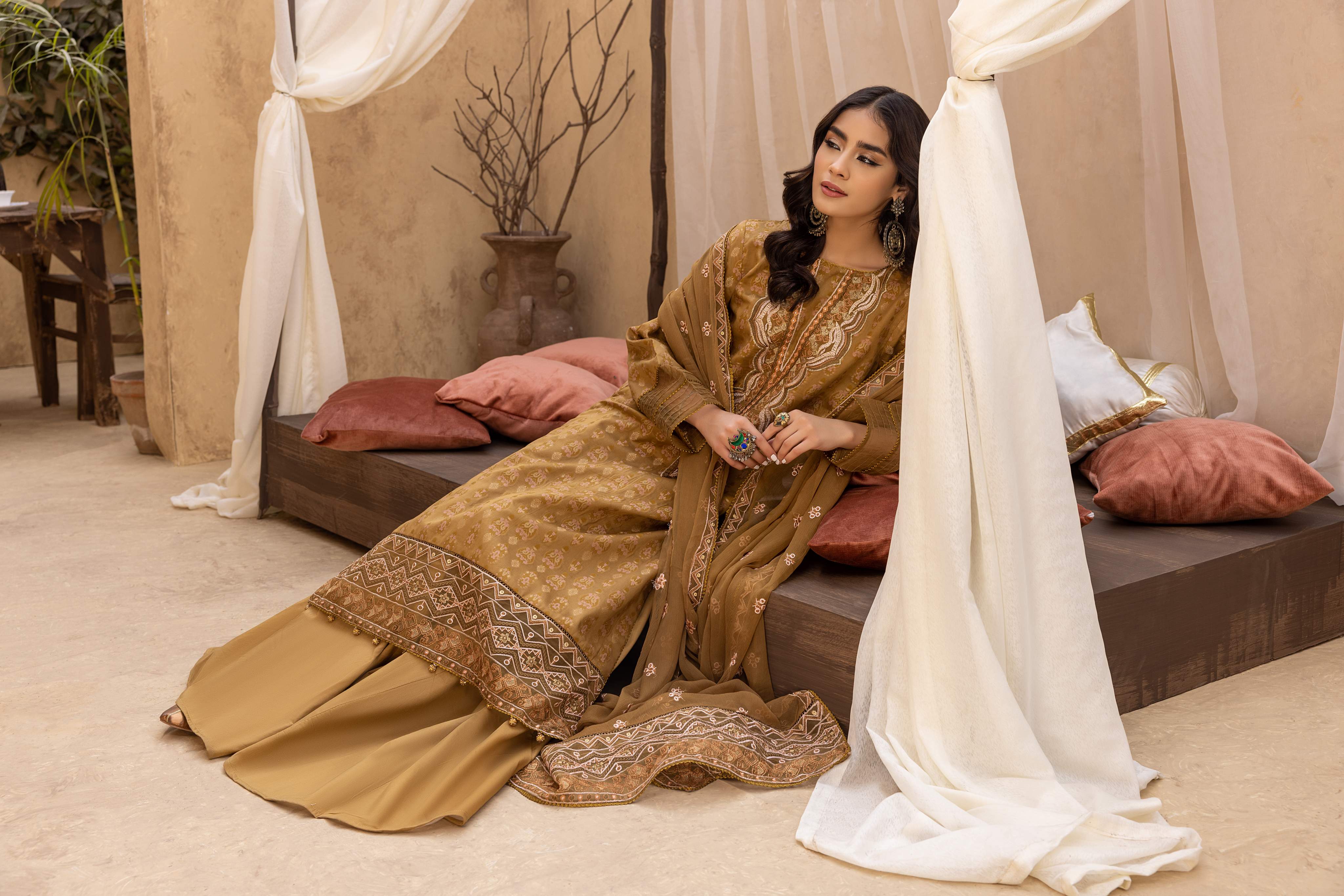 Ishq - Embroidered Jacquard - IS - 06