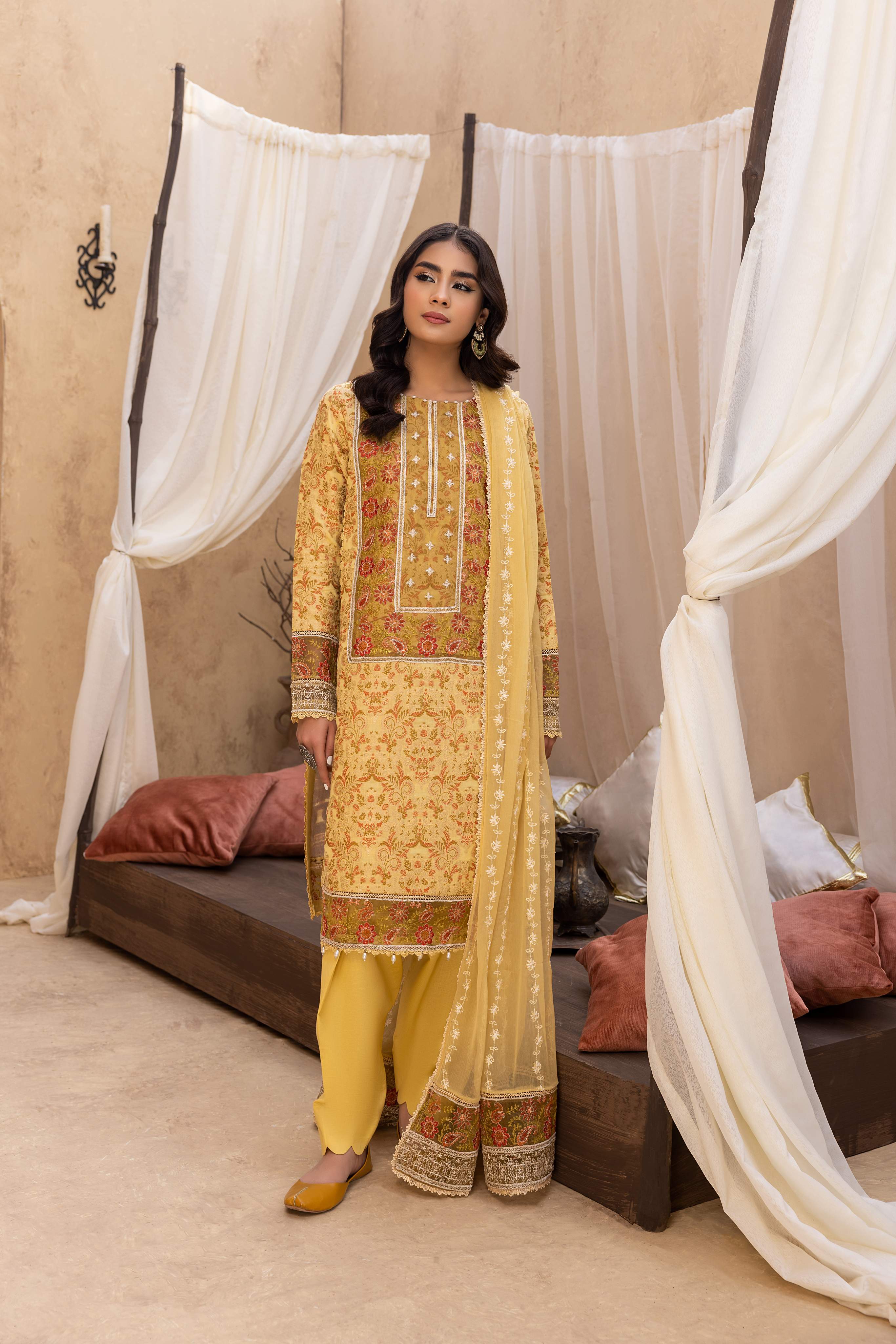 Ishq - Embroidered Jacquard - IS - 02