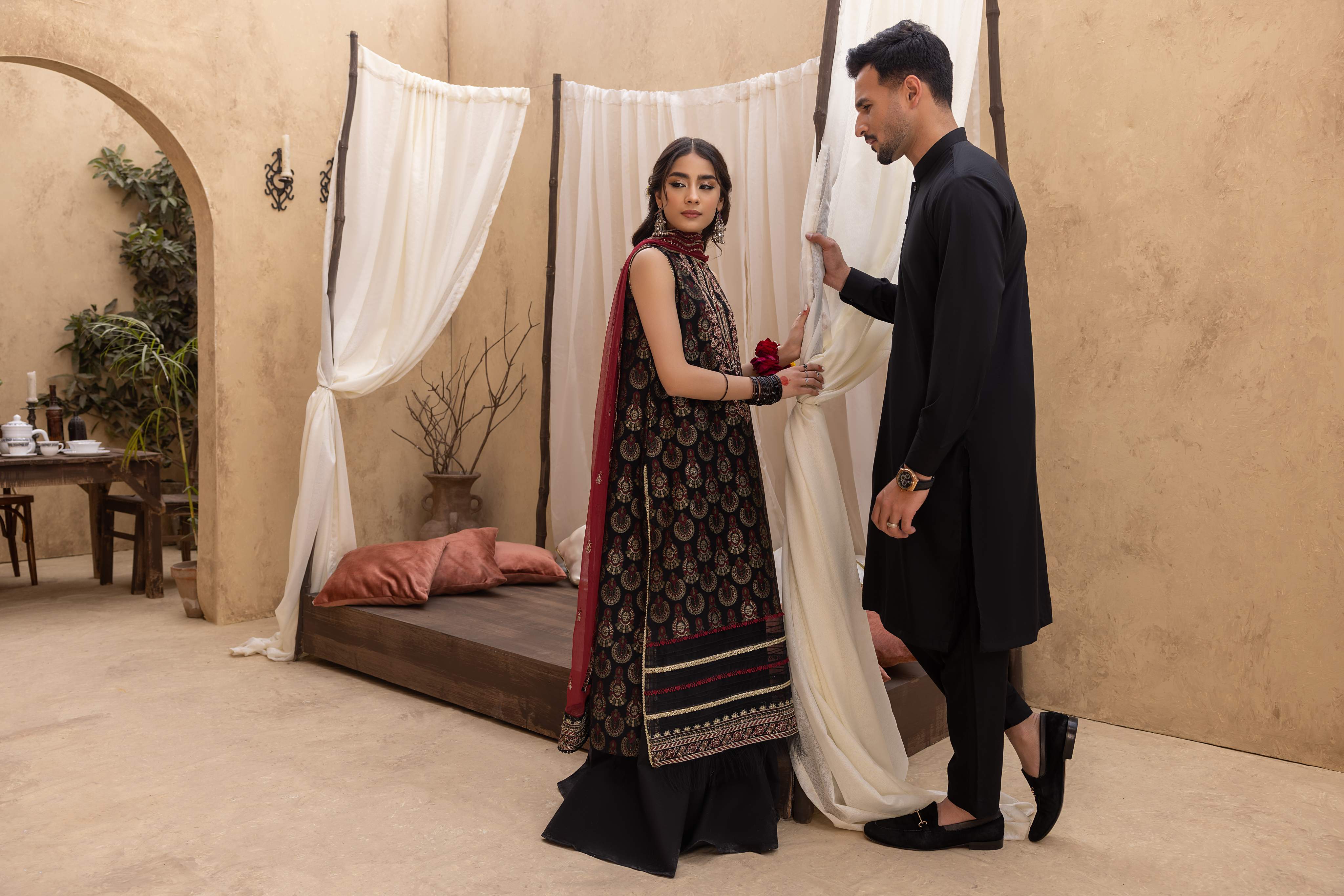 Ishq - Embroidered Jacquard - IS - 01