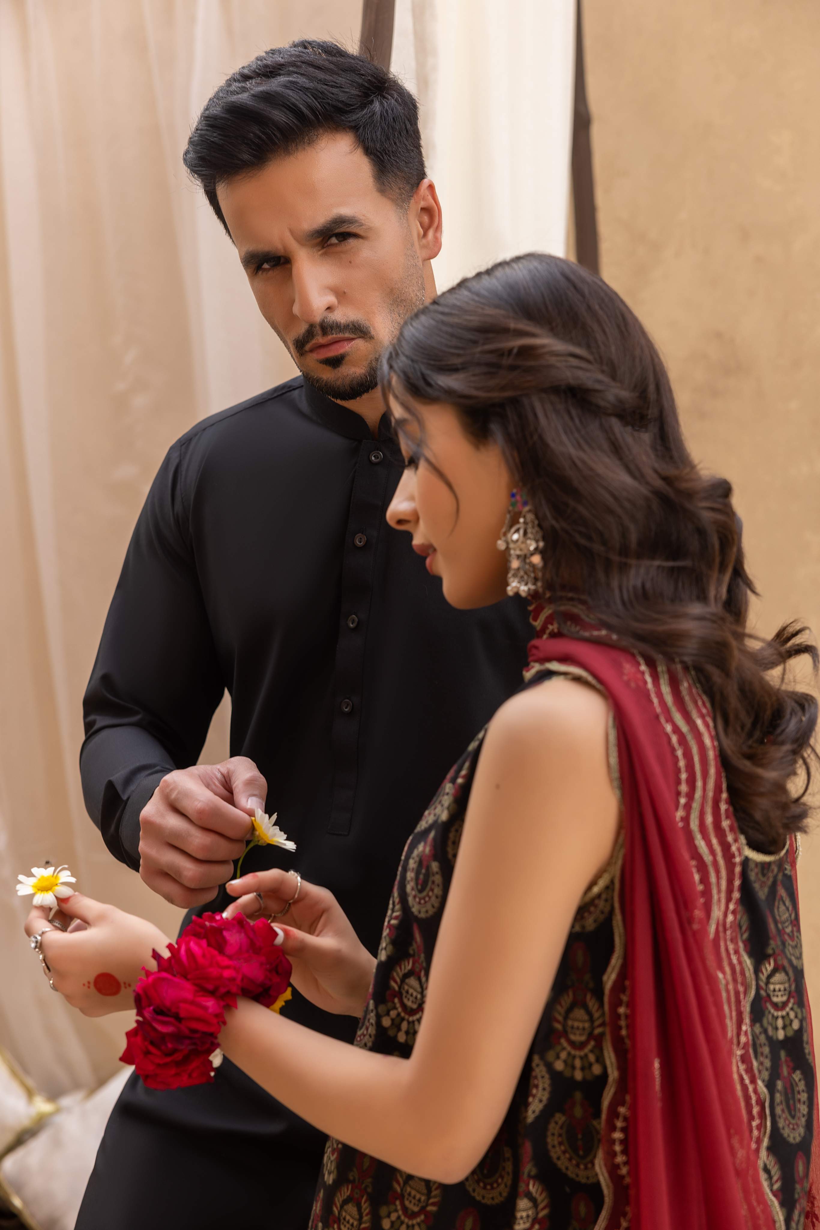 Ishq - Embroidered Jacquard - IS - 01