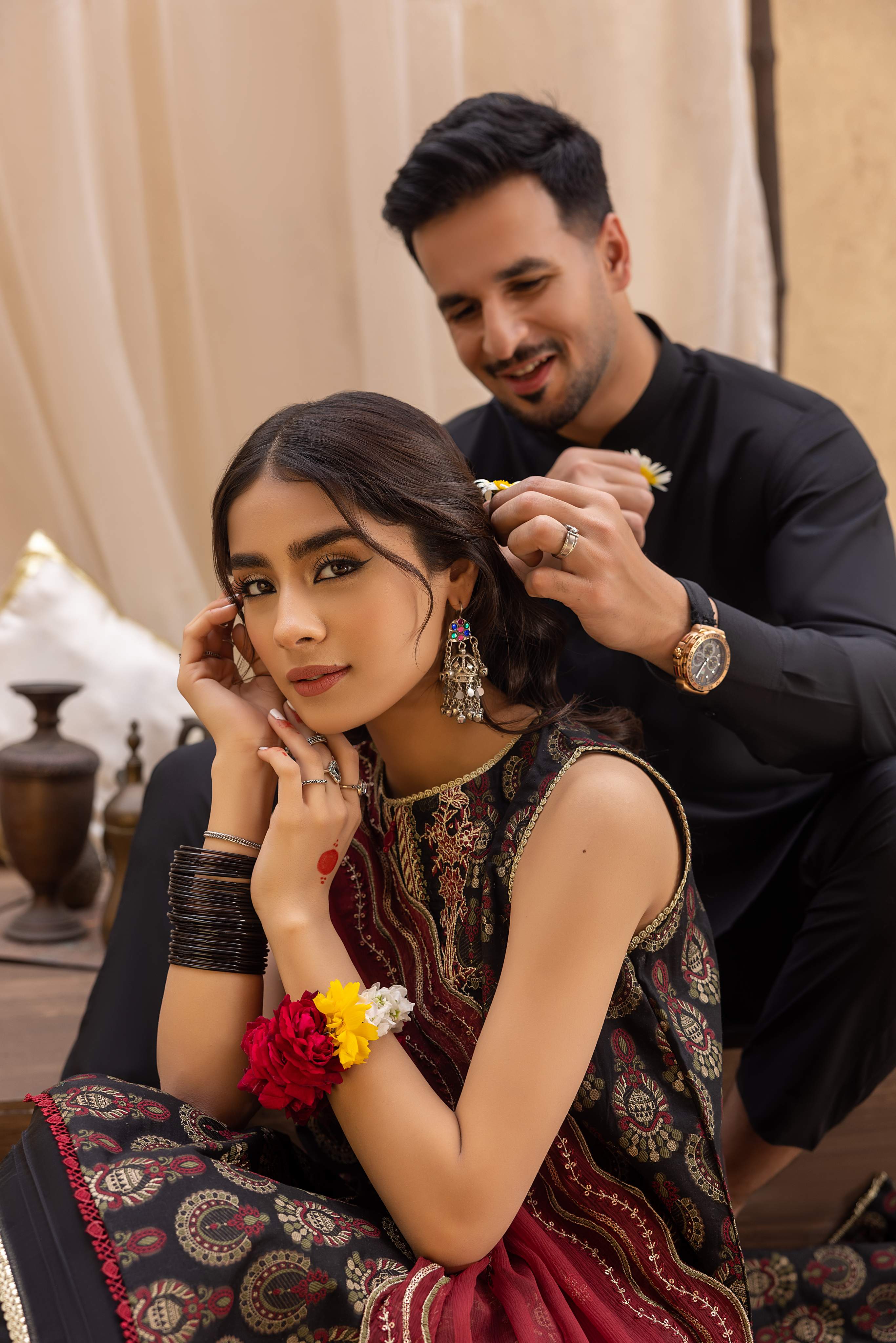 Ishq - Embroidered Jacquard - IS - 01
