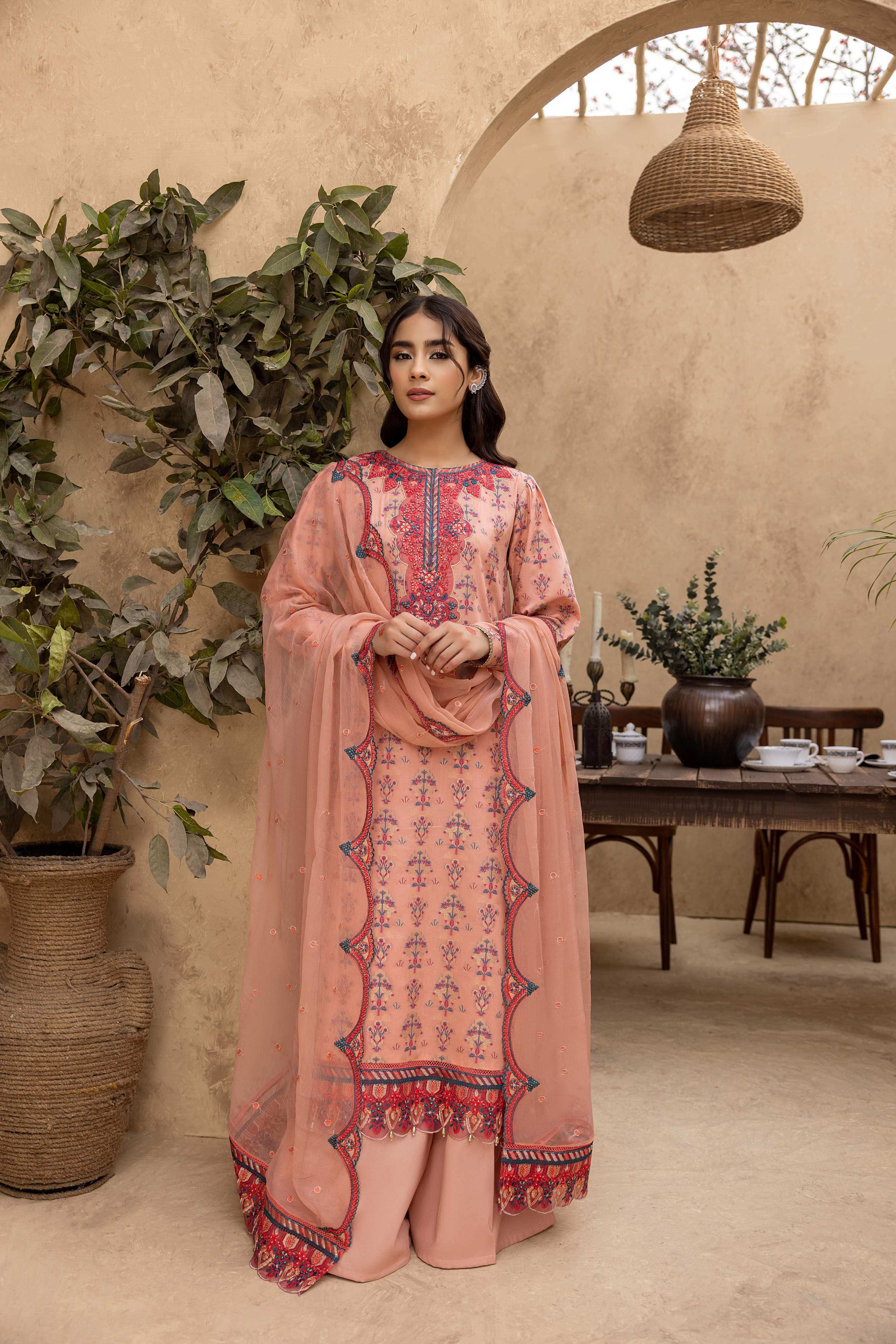 Ishq - Embroidered Jacquard - IS - 04