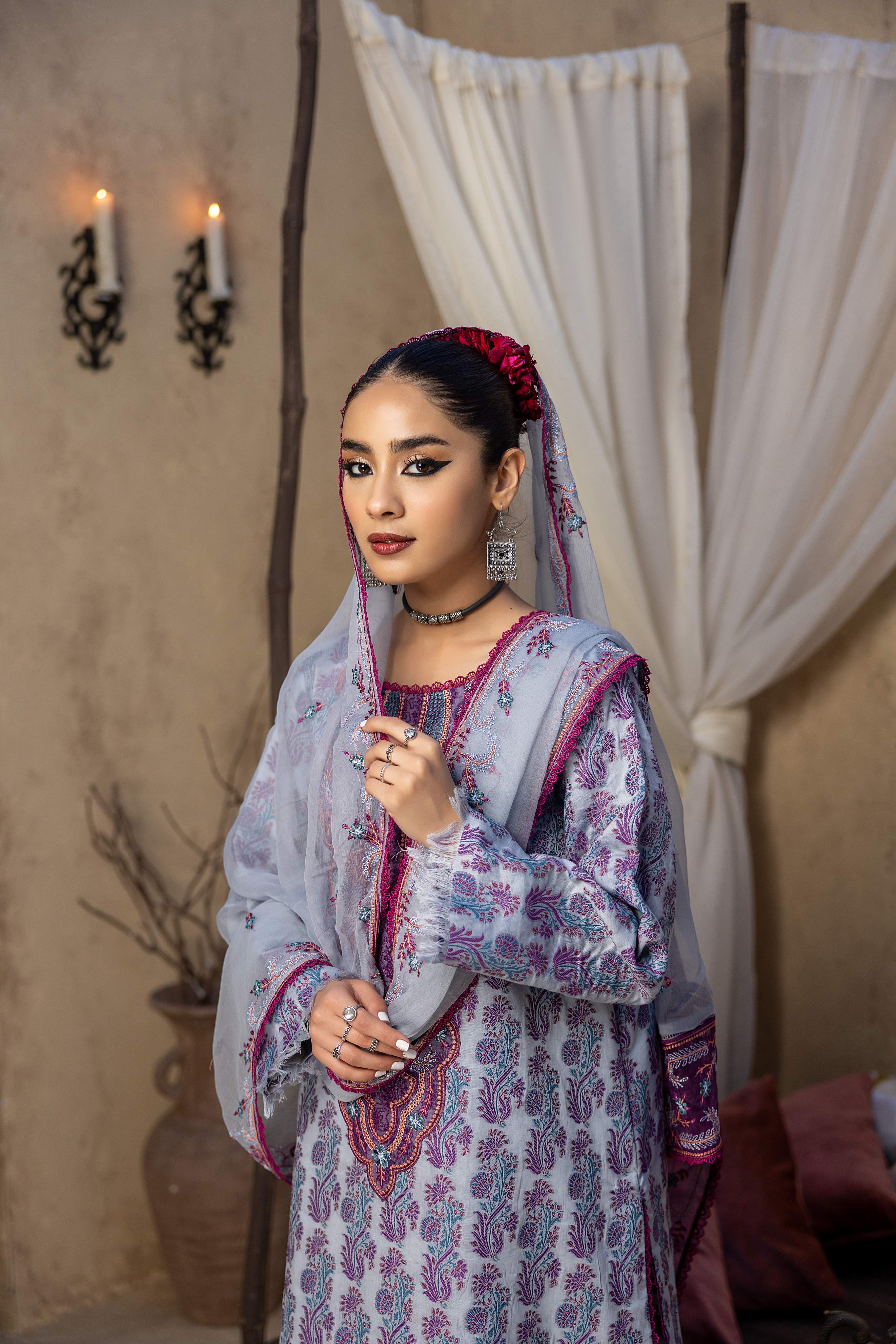 Ishq - Embroidered Jacquard - IS - 03