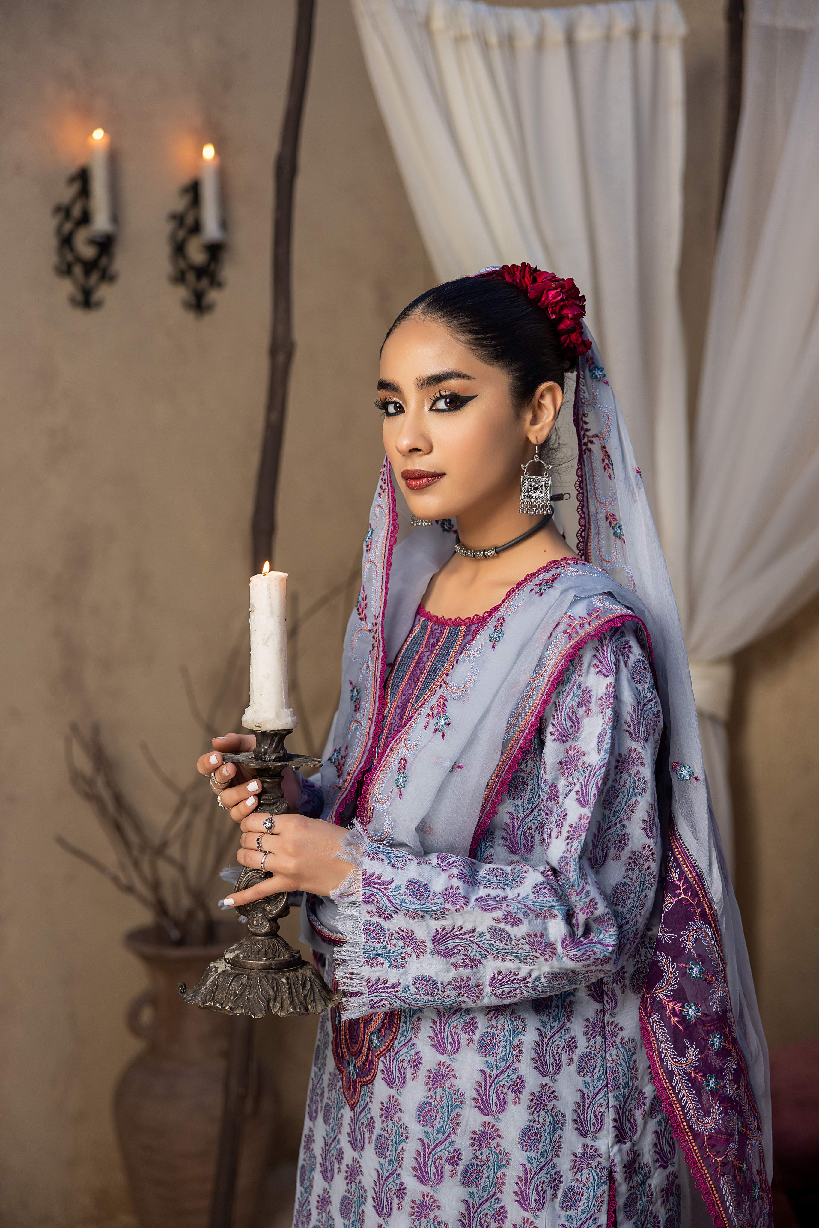 Ishq - Embroidered Jacquard - IS - 03