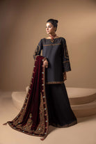 The Crimson Turquoise Shawl