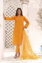 3 Piece Stitched - Mari Gold