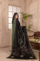 Qalb D-38 : Embroidered Doria Lawn 3pc