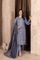 Qalb D-37 : Embroidered Doria Lawn 3pc