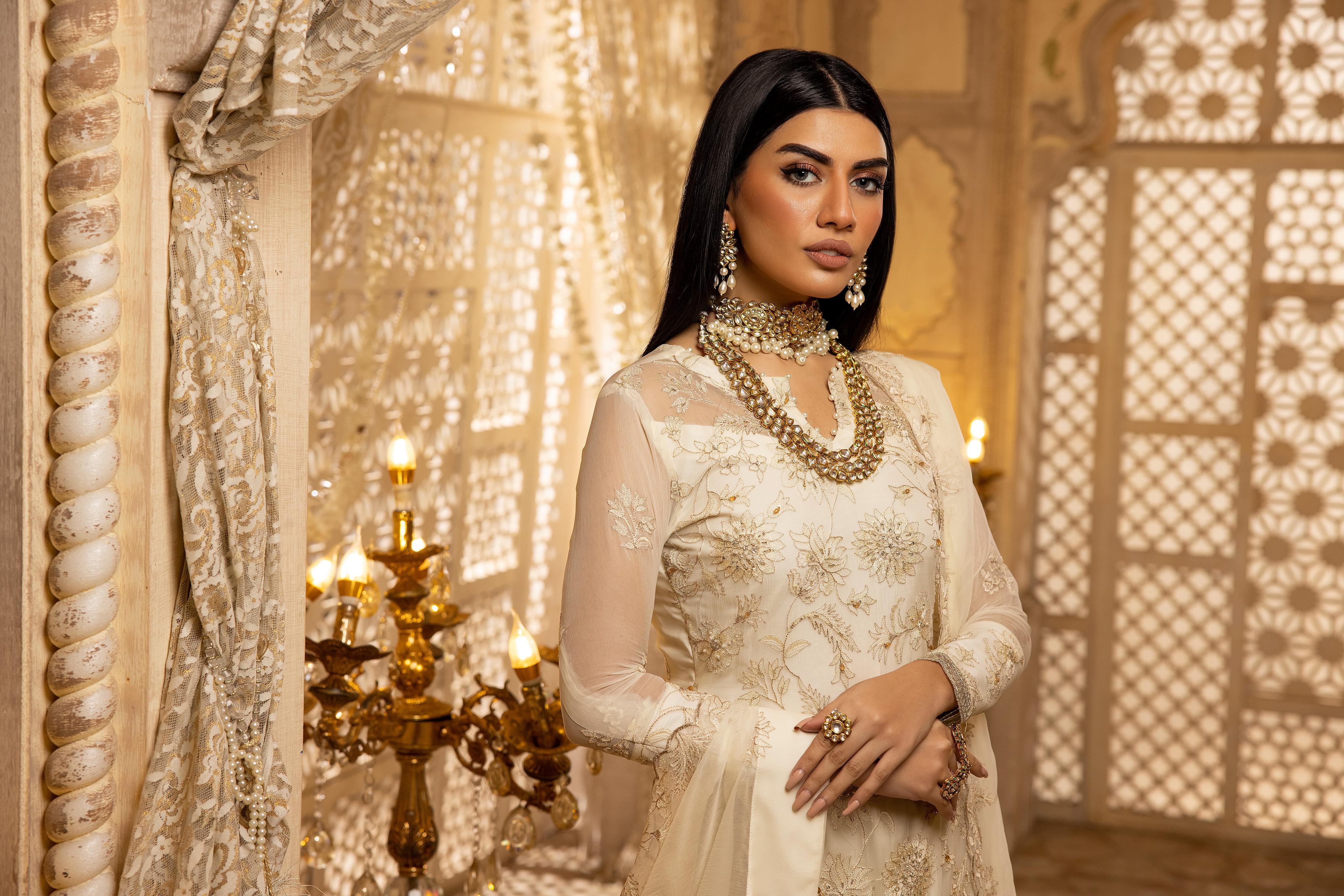 Naqsh N-13 : Unstitched Luxury Chiffon 3PC