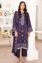 Flora F-21 : Unstitched Embroidered Viscose 3PC