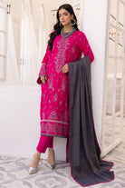 Saffron SA-01 : Unstitched Embroidered Dhanak 3PC