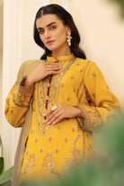 Shafaq SQ-35 : Unstitched Luxury Embroidered Dhanak 3PC