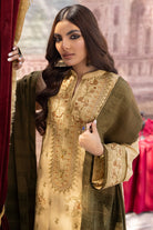 Dhanak DH-22 : Unstitched Luxury Embroidered Dhanak 3PC