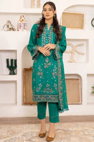 Flora F-30 : Unstitched Embroidered Viscose 3PC