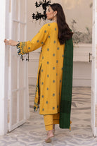 Saffron SA-11 : Unstitched Embroidered Dhanak 3PC