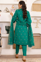 Flora F-30 : Unstitched Embroidered Viscose 3PC