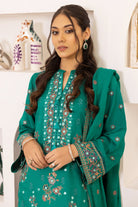 Flora F-30 : Unstitched Embroidered Viscose 3PC