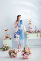 FLORENCE (WHITE & COBALT BLUE ) |CARNIVAL
