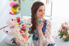 FLORENCE (WHITE & COBALT BLUE ) |CARNIVAL