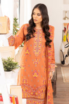 Flora F-22 : Unstitched Embroidered Viscose 3PC