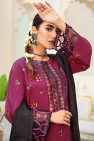 Imroz I-12 : Unstitched Embroidered Viscose 3PC