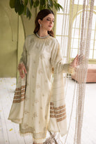 Diyar-E-Dil DL-19 : Unstitched Embroidered Dhanak 3PC