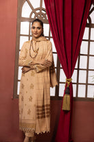 Diyar-E-Dil DL-21 : Unstitched Embroidered Dhanak 3PC