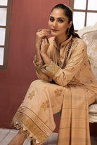 Diyar-E-Dil DL-21 : Unstitched Embroidered Dhanak 3PC