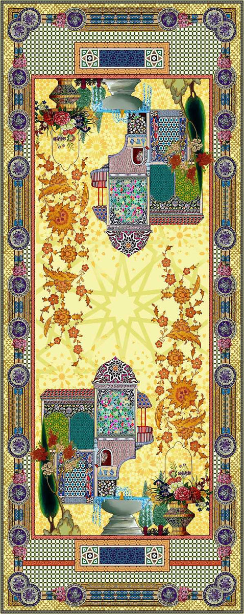 MIHRAB MOTIFS BEAUTIFUL SHAWL DESIGN – La Mosaïk