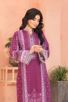 2PC Printed Unstitched Khaddar Shirt & Trouser KKH-3664 Printed KHAS STORES 