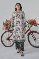 2PC Stitched Printed Lawn Shirt and Trouser RKTW-3035 Printed KHAS STORES 