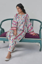2PC Stitched Printed Lawn Shirt and Trouser RKTW-3049 Printed KHAS STORES 