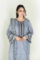 2PC Stitched Printed Lawn Shirt & Dupatta | RTW-KSD-3876 Printed KHAS STORES 