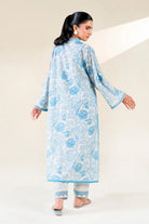 2PC Stitched Printed Lawn Shirt & Trouser | RTW-KST-3851 Printed KHAS STORES 