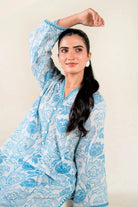 2PC Stitched Printed Lawn Shirt & Trouser | RTW-KST-3851 Printed KHAS STORES 