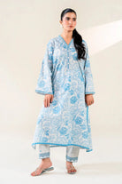 2PC Stitched Printed Lawn Shirt & Trouser | RTW-KST-3851 Printed KHAS STORES 