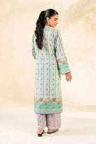 2PC Stitched Printed Lawn Shirt & Trouser | RTW-KST-3852 Printed KHAS STORES 