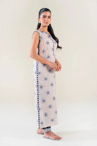 2PC Stitched Printed Lawn Shirt & Trouser | RTW-KST-3853 Printed KHAS STORES 
