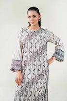 2PC Stitched Printed Lawn Shirt & Trouser | RTW-KST-3859 Embroidered KHAS STORES 