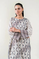 2PC Stitched Printed Lawn Shirt & Trouser | RTW-KST-3859 Embroidered KHAS STORES 