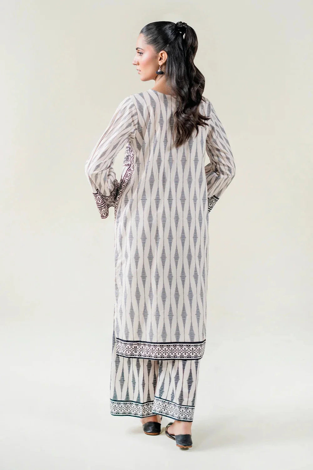 2PC Stitched Printed Lawn Shirt & Trouser | RTW-KST-3859 Embroidered KHAS STORES 