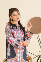 2PC Stitched Printed Silk Shirt and Trouser RTW-KSTL-103 Printed KHAS STORES 