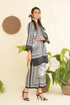 2PC Stitched Printed Silk Shirt and Trouser RTW-KSTL-108 Printed KHAS STORES 