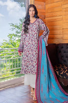 2PC Unstitched Printed Lawn Shirt and Dupatta KSD-2830 Printed KHAS STORES 