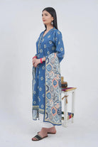 2PC Unstitched Printed Lawn Shirt and Dupatta KSD-3211 Printed KHAS STORES 