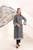 2PC Unstitched Printed Lawn Shirt and Dupatta KSD-3225 Printed KHAS STORES 