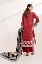 2PC Unstitched Printed Lawn Shirt and Dupatta KSD-3231 Printed KHAS STORES 